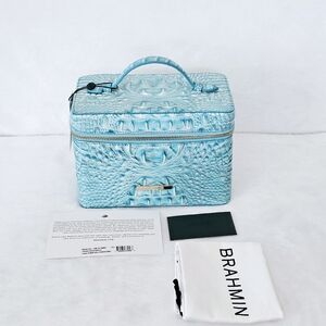 NWT Brahmin DUSTY BLUE Charmaine